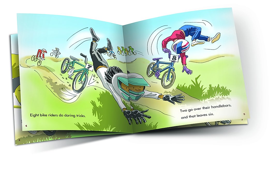 Ten Bike Riders book (word by word)
