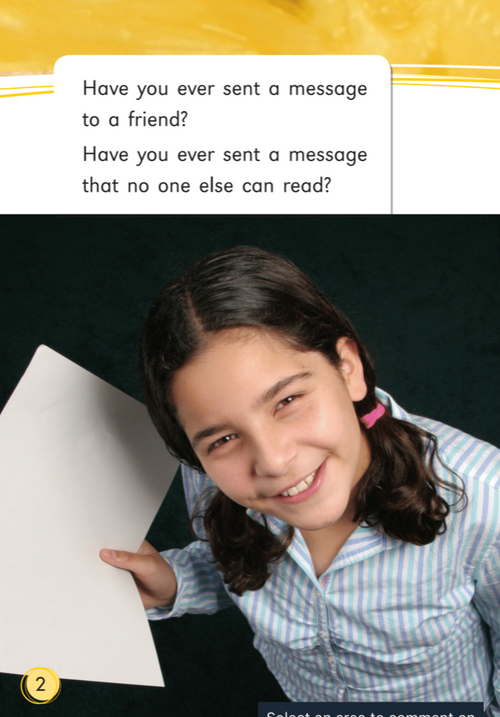 A Secret Message book by Susan Paris