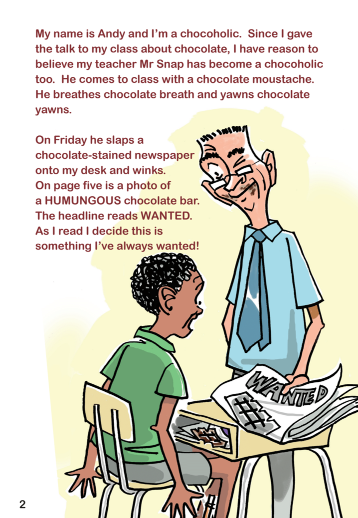 Choco-nightmare book by Adrienne Frater