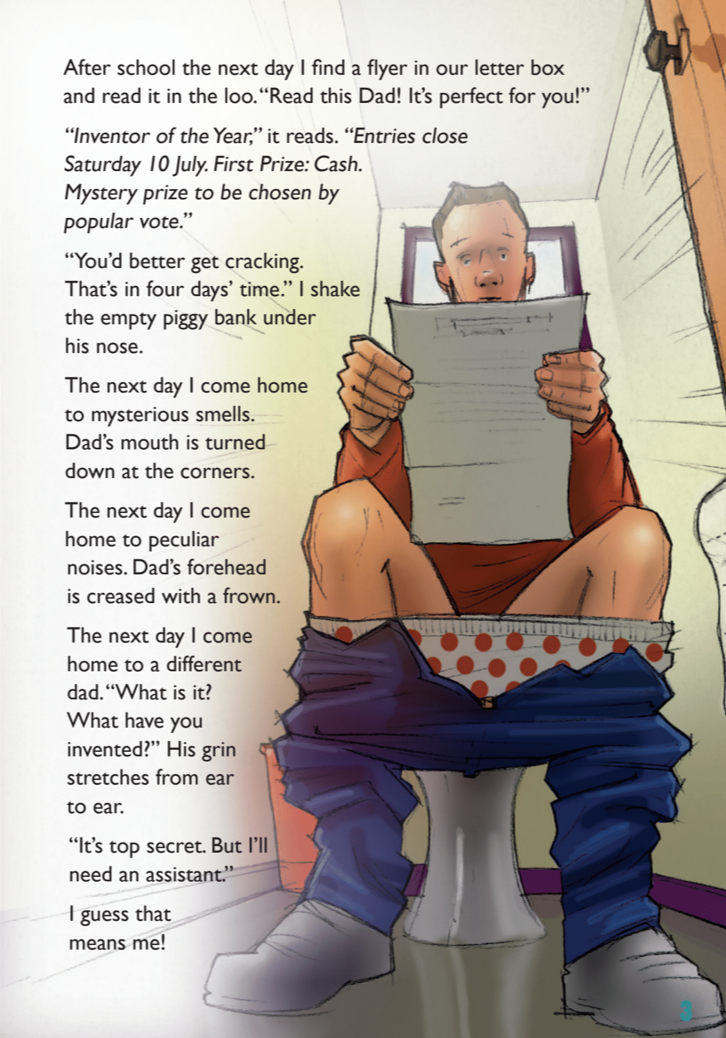 Inventor Dad Strikes Again book by Adrienne Frater