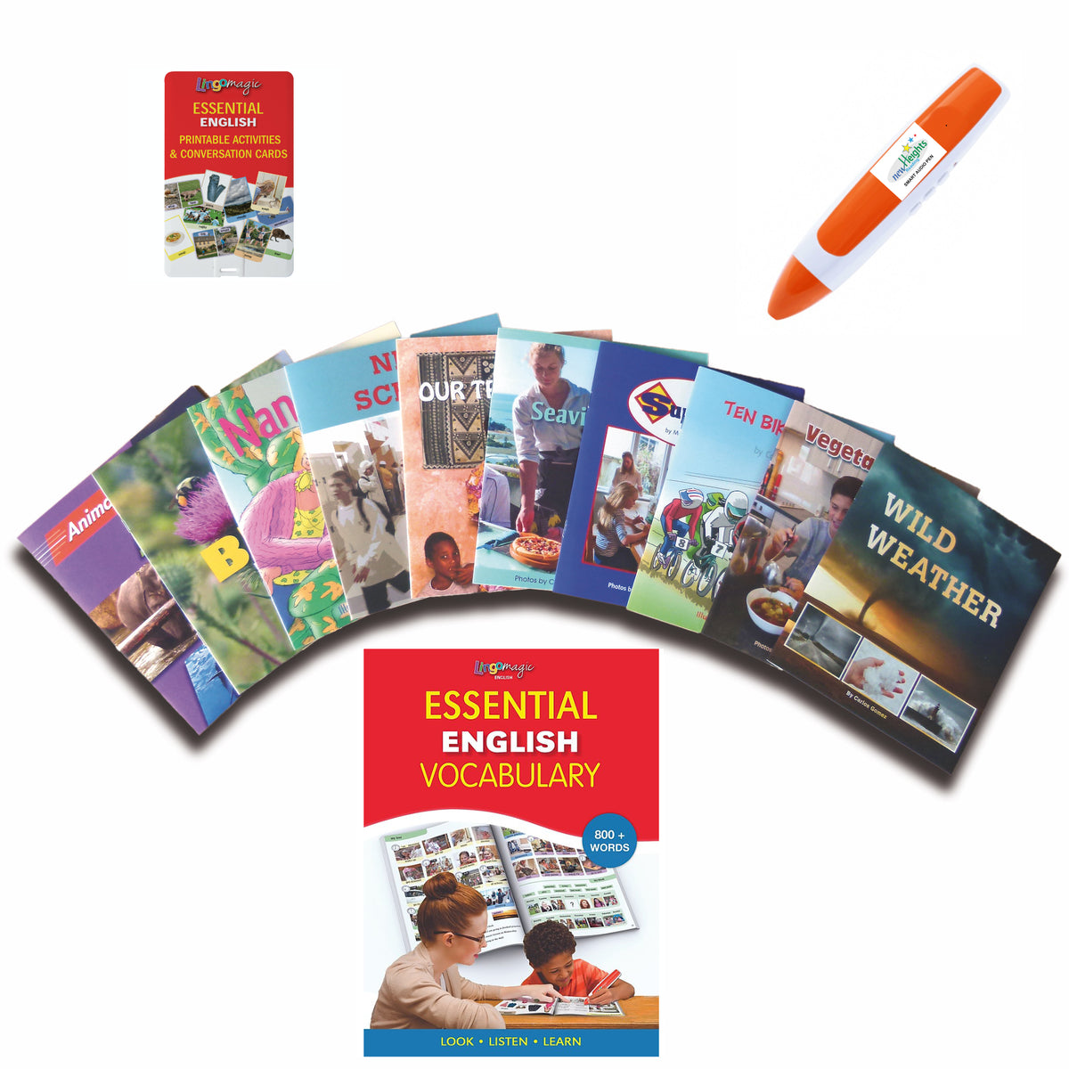 Early English Language Learners feat. Vocab Book with 800+ Everyday Words