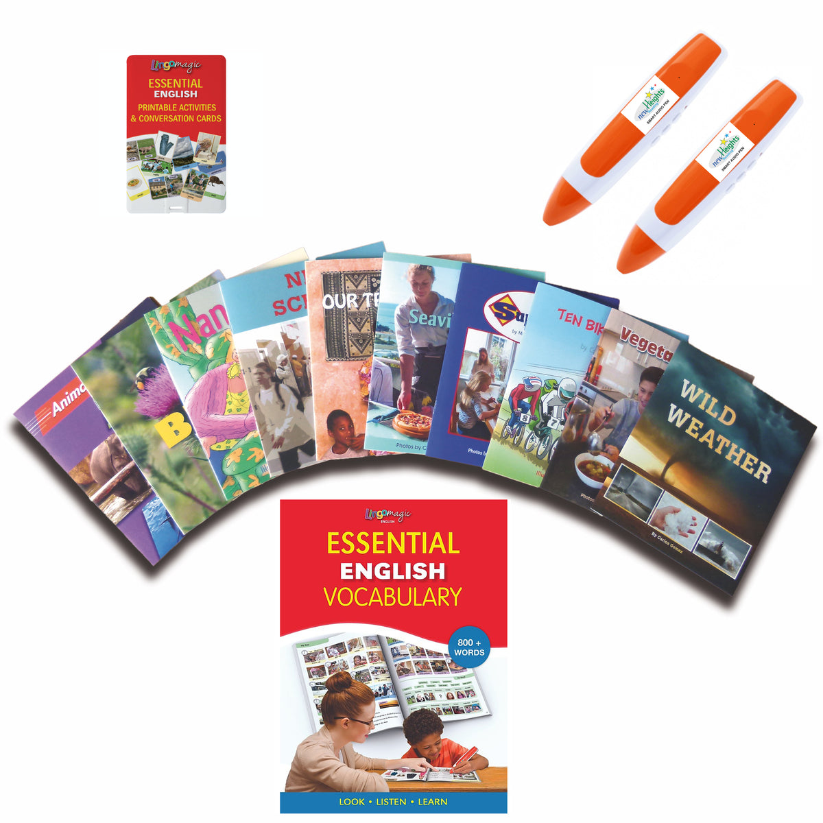 Early English Language Learners feat. Vocab Book with 800+ Everyday Words