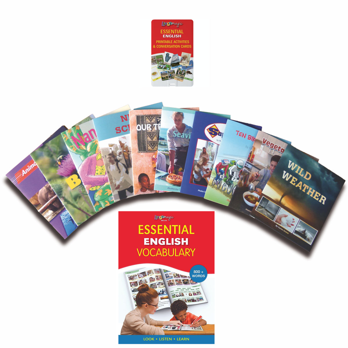 Early English Language Learners feat. Vocab Book with 800+ Everyday Words
