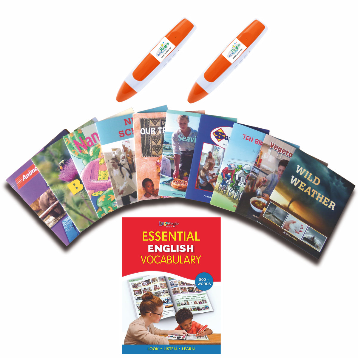 Early English Language Learners feat. Vocab Book with 800+ Everyday Words