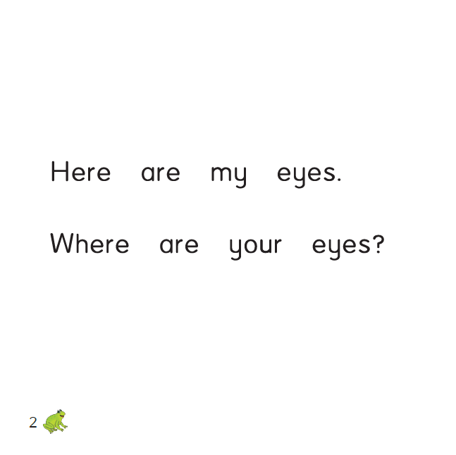 My Body book | Frog series (word by word)