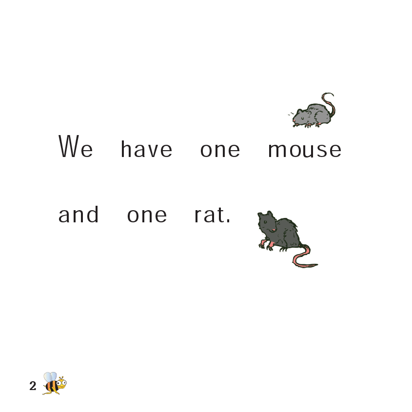 Our Pets book | Bee Series (word by word)