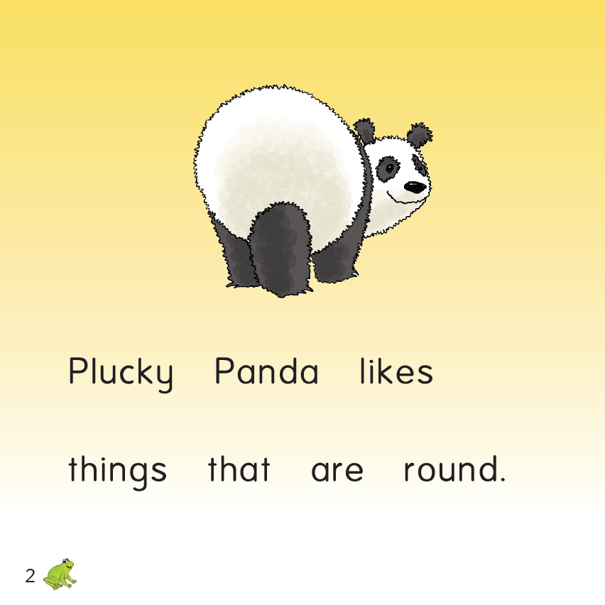 Round book | Frog series (word by word)