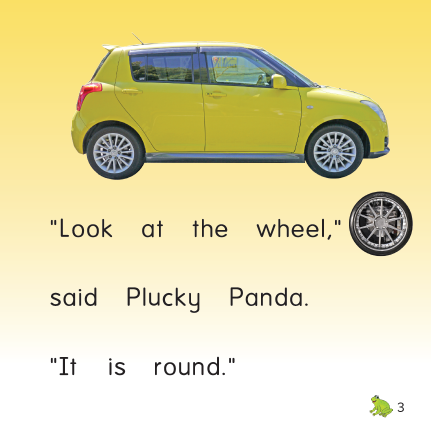 Round book | Frog series (word by word)