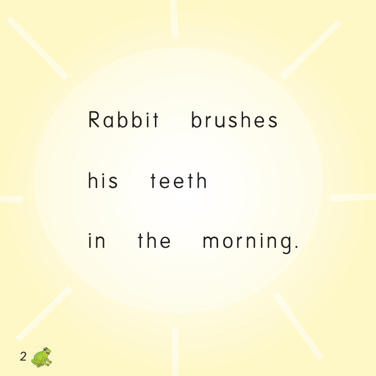 Toothbrush Time book | Frog series (word by word)