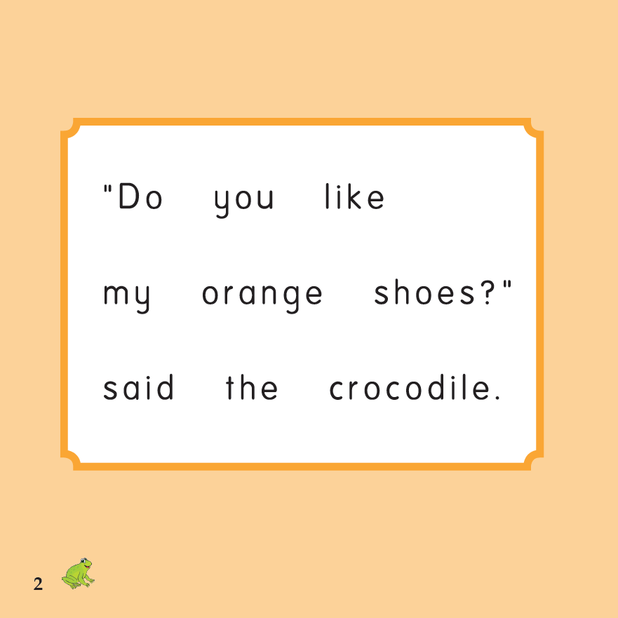 Tricky Crocodile book | Frog series (word by word)