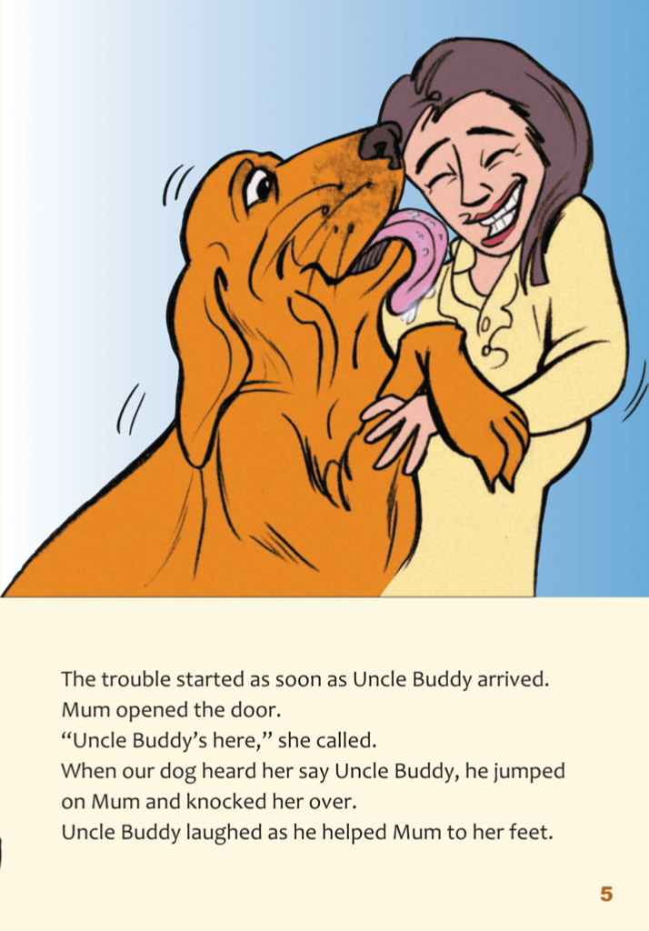 Our Dog Uncle Buddy book by Bronwyn Tainui