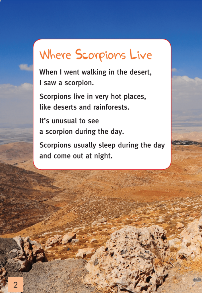 Scorpions book by Patricia Almada