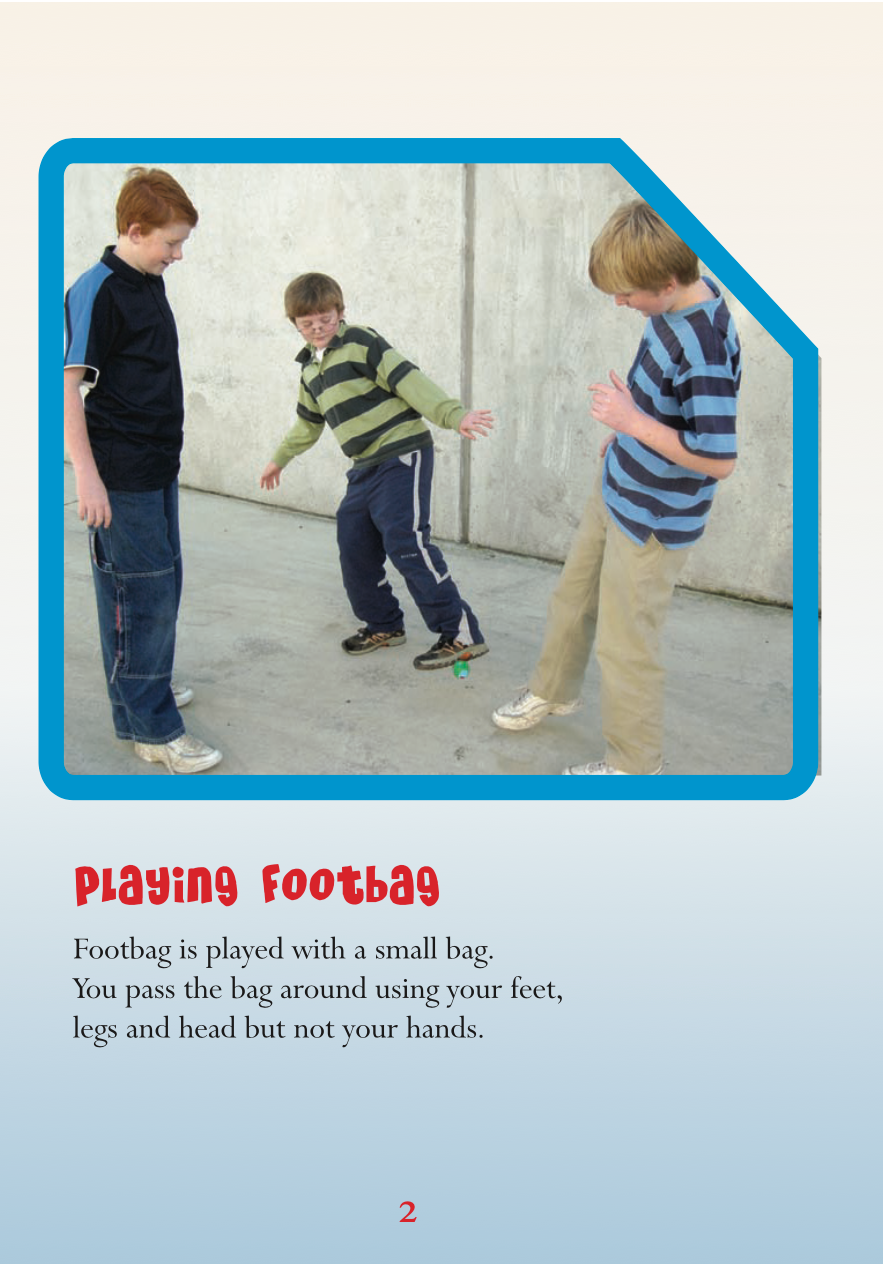 Footbag book by Michaela Pluck