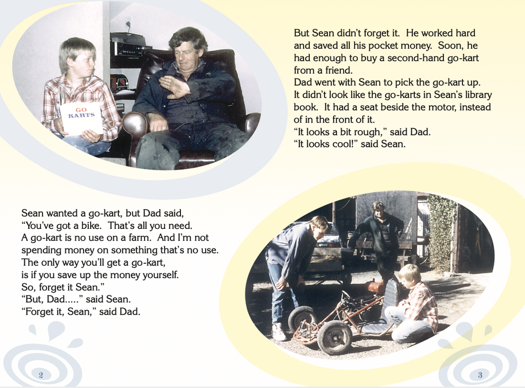 Sean’s Go-Kart book by Jane Buxton