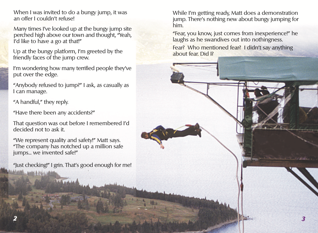 Bungy Jump book by Jan Trafford