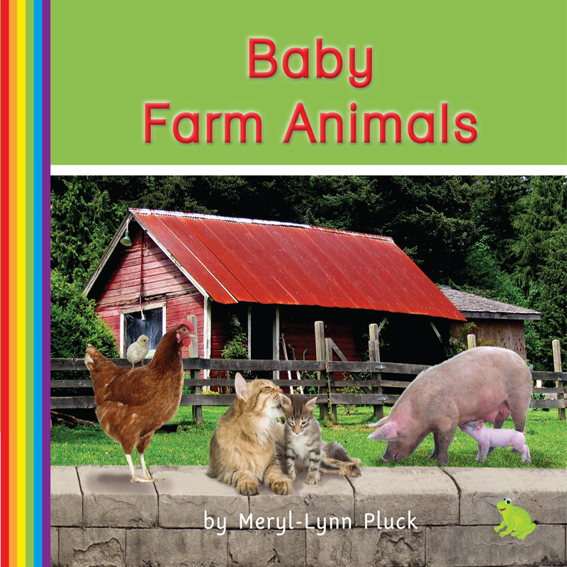 Baby Farm Animals book | Frog series (word by word)