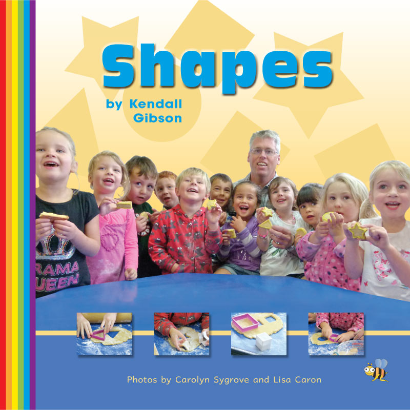 Shapes book | Bee Series (word by word)